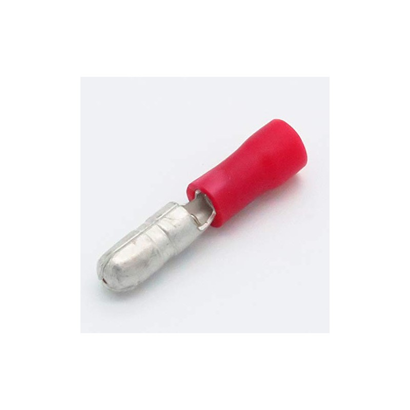 100x Insulated Crimp Electrical Connectors - Male Electrical Wire Bullet