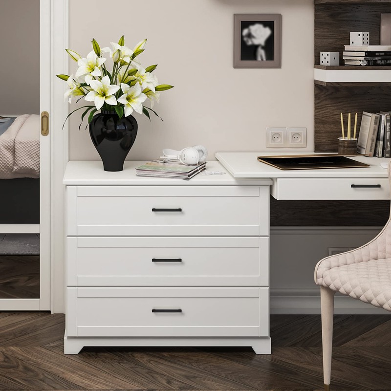 Ravinte 15 Pack Black Cabinet Pulls 4-1/2 Inch Square Kitchen