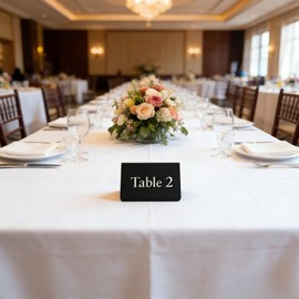 20 Pack Mini Chalkboard Signs - 4x3 Reusable Plastic Table Labels with 3 Chalk Markers | Waterproof Erasable Food Tags for Buffet, Wedding Table Numbers & Party Decoration