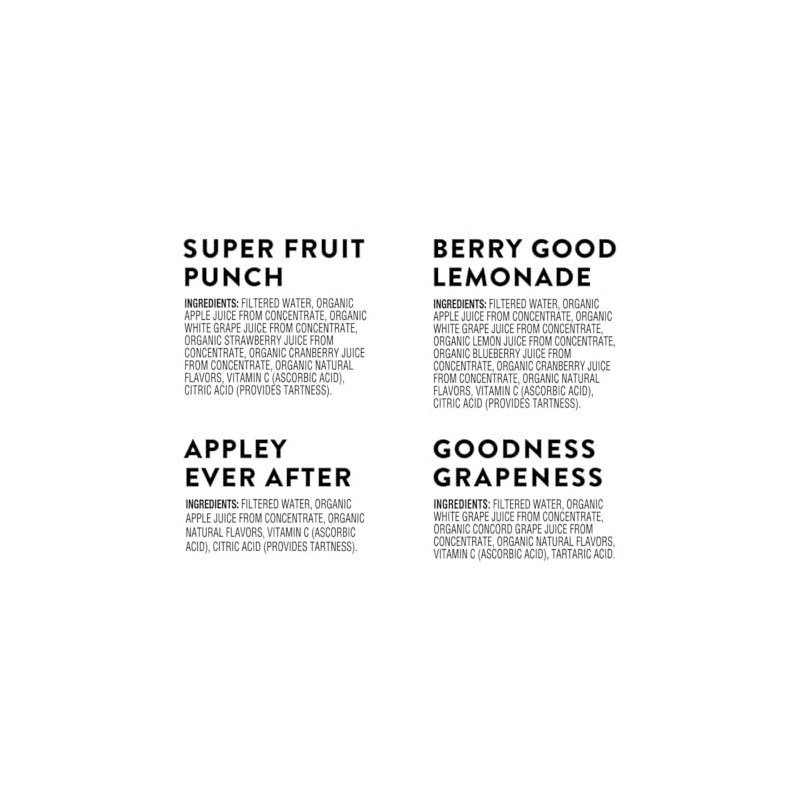 Honest Kid Organic Juice Drink Variety Pack, Assorted Flavors, 6