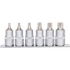KS Tools 911.1349 XZN bit socket set, 6 pcs, 1/2",