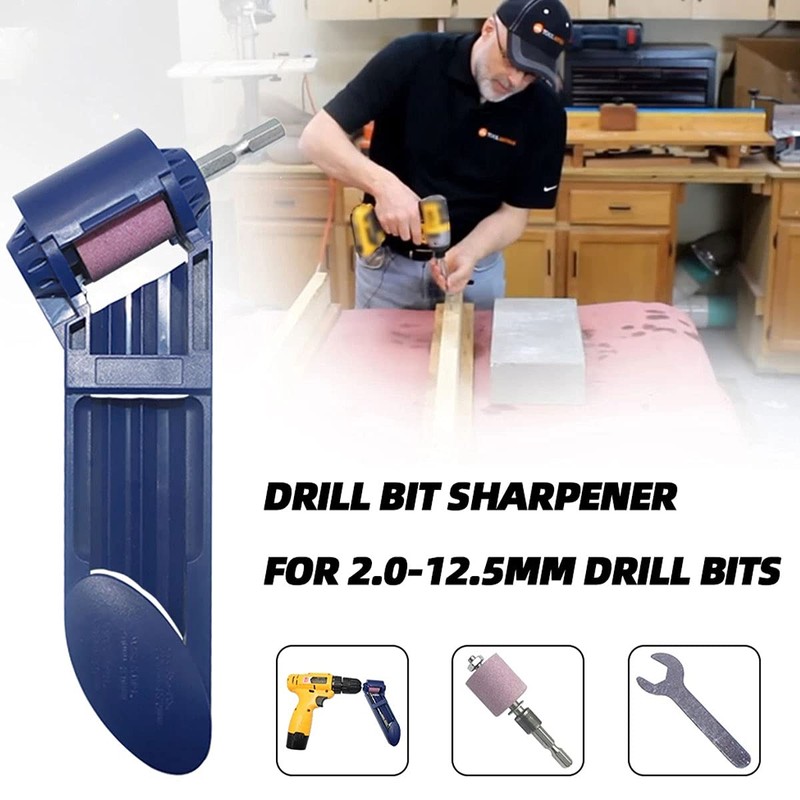 Drill Bit Sharpener Tool Twist Drill Grinding Machine Portable Hand
