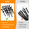 LiLiSSUCCY 200Pcs Nylon Universal Cable Tie Buckle, Nylon Zip Ties
