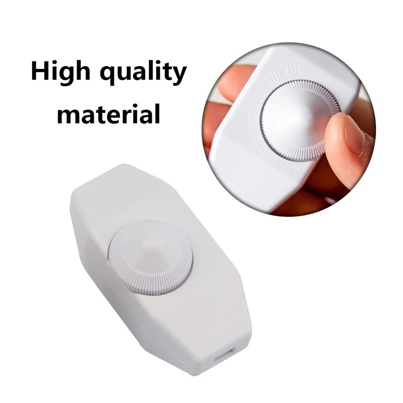 ZaishunNT Inline Dimmer Switch 220-240V Knob Dimmer Switch Lights Switch