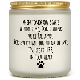 Dog Memorial Gifts for Loss of Dog, Pet Memorial Gifts, Pet Loss Gifts, Sympathy Candle Gift for Cats Dogs Passing Away, Bereavement Remembrance Grief Condolence Gifts for Dog Lovers Friends Familes