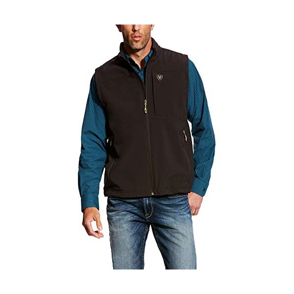 ARIAT mens Vernon 2.0 Softshell Vest, Coffee Bean, Large US