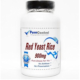 Red Yeast Rice 900mg // 180 Capsules // Pure // by PureControl Supplements