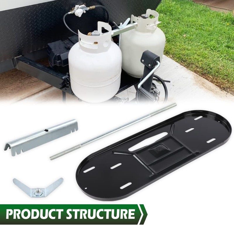 GRAND ORANGE Propane Tank Mounting Kit fit for RV 20lb