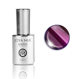 JOYA MIA Aluminix Super shiny Silver Base for Chrome Gel Nail Polish, use without silver base to get Jelly Nail effect, Long Lasting Easily Soak Off 15ml