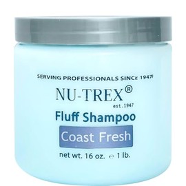 NU-TREX Fluff Shampoo for Clarifying (Coast Fresh) 16oz. Authentic Manufacturer Direct.