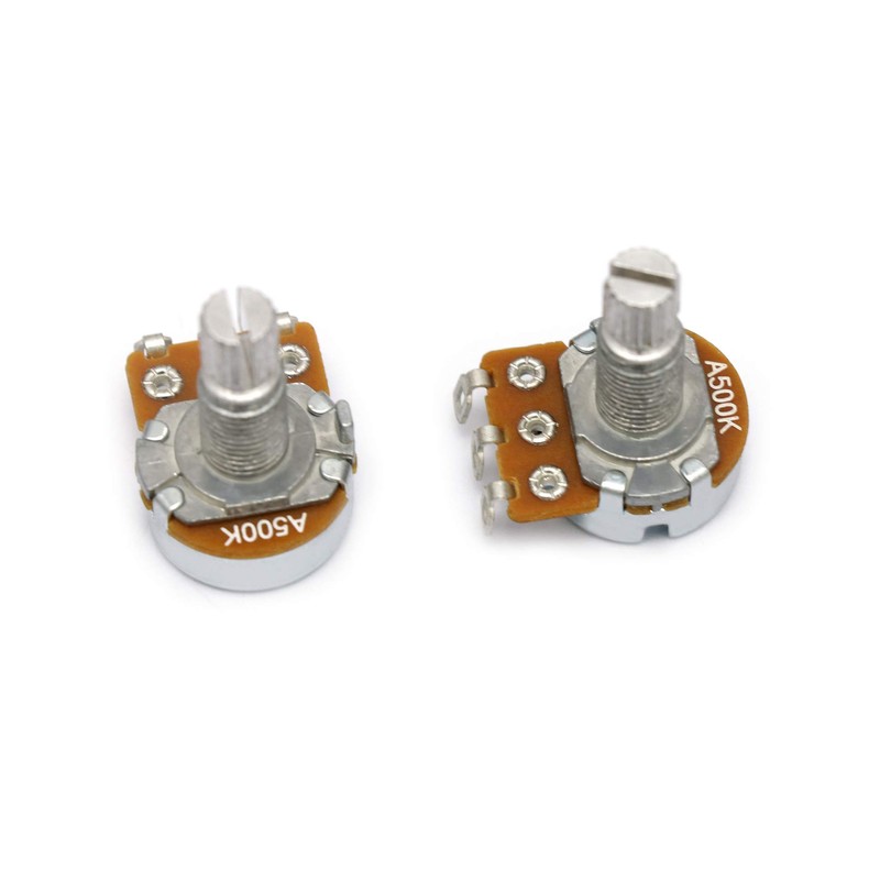Metallor Mini Alpha Pots Log A500k Volume Audio Potentiometer Electronics