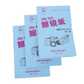 Mipcase 300 Sheets Lens Cleaning Paper Set Portable Microscope Cleaning Tissue for Camera and Surfaces Booklets with Each Dust and Fingerprint Remover