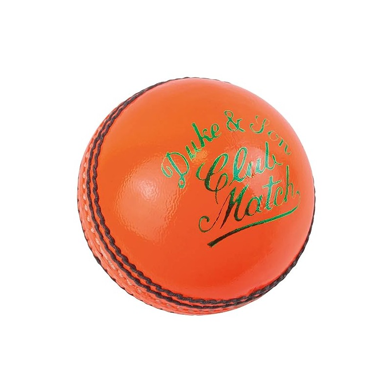 Dukes Club Match A Senior Cricket Ball - Orange