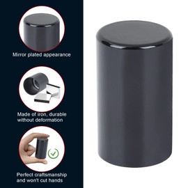 Bravema 4 PCS Docking Hardware Covers Kit, Motorcycle Magnet Cover Kit Fit for 2009-2023 Harley Touring Street Glide, Road Glide, Road King(Black)