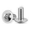 MewuDecor M6-1.0 x 14mm Flanged Button Head Socket Cap Screws