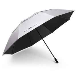 G4Free 80 Inch Huge Large Oversize Golf Umbrella Double Canopy Vented Windproof Stick Umbrellas, 6.6 Ft Heavy Duty for Outdoor Doorman Family