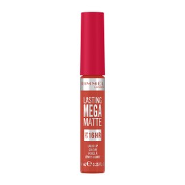 Rimmel London Lasting Mega Matte Liquid Lipstick, Long-Lasting, Hydrating, Vegan Formula - 920 - Scarlet Flames, 7.4ml
