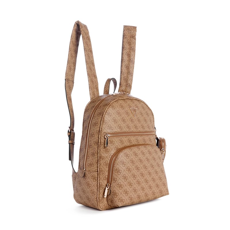 GUESS Power Play Large Tech Backpack, Latte Logo