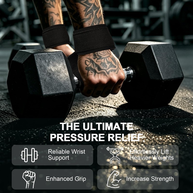 Lifting Straps - Wrist Straps for Men and Women