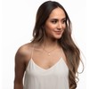 LuckyLy Collares para Mujer Inicial Acero Inoxidable Oro 18K Regalos