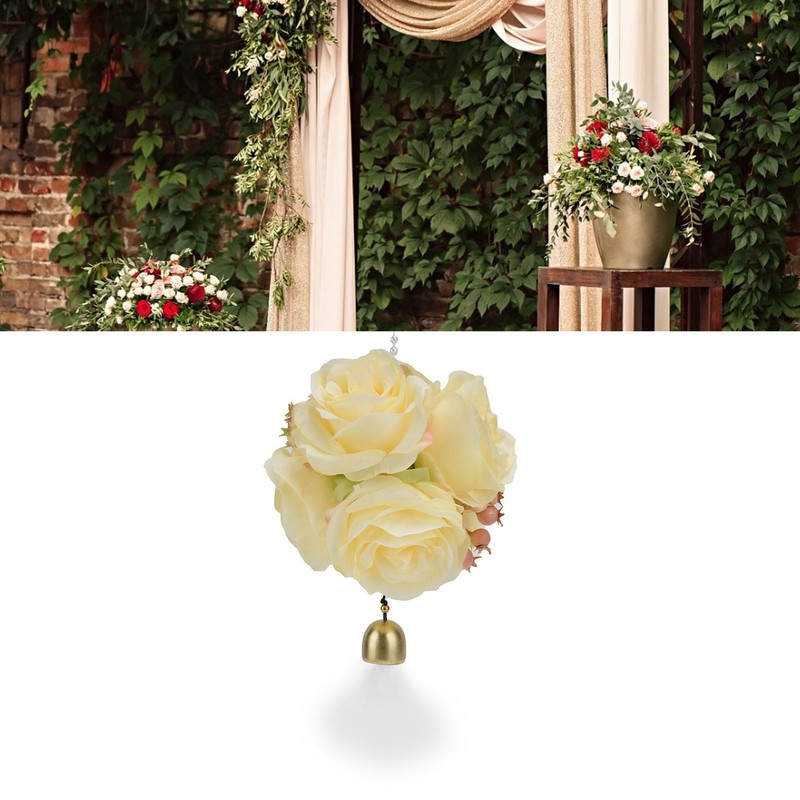 Simulation Rose Ball Artificial Flower Ball Innovative Photography Props with