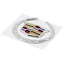 for Rear Grille 4" Emblem Hood Badge Symbol Ornament for car Accessories (Rear Silver Colorful)