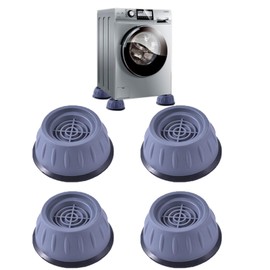 4 PCS Washing Machine Feet Pads, Slip Noise Cancelling Anti Vibration Mat, Rubber Washing Machine Vibration Pads, Washing Machine Stabilizer for Washing Machines and Dryers etc.
