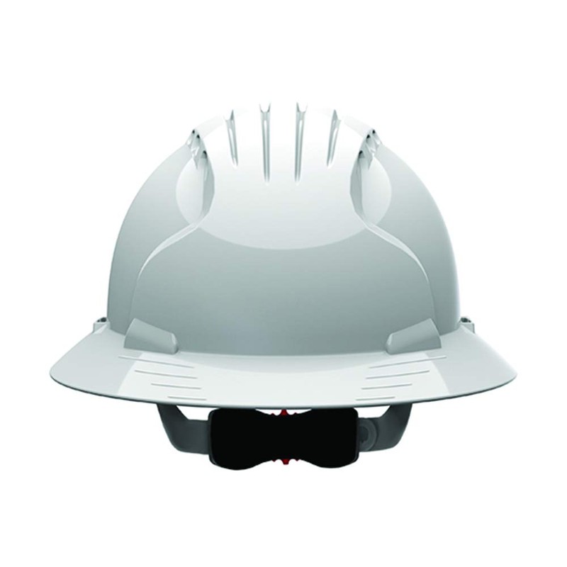 JSP EVO6100 Full Brim Safety Helmet for Construction/Building Wheel Ratchet