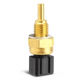 Quaneguzy Coolant Temperature Sensor Fit for John Deere Gator XUV 825i 825M 835M 835R 835E Replace MIA13198 MIU12581 3-Pins Brass and Plastic Material