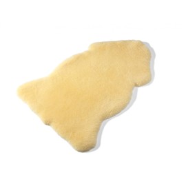 LANABEST Baby Fur Real Merino Lambskin Premium Quality Super Soft Washable Low Harmless Chrome Free Very Good for Prams, Buggies and as a Crawling Blanket (approx. 80 cm)