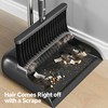 Spreezy Broom with Dustpan Combo Set, 52" Long Handle Standing