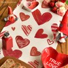 Artoid Mode Red Buffalo Plaid Love Heart Valentine's Day Table