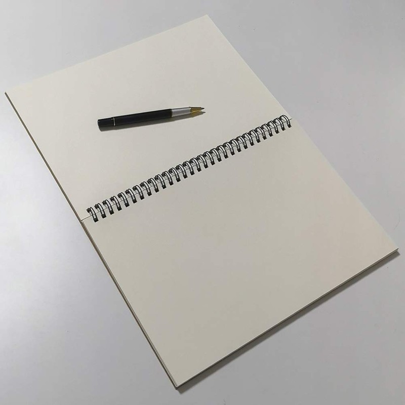 YUREE B5 Spiral Notebook/Spiral Journal Unruled, 100gsm Thick Blank Paper
