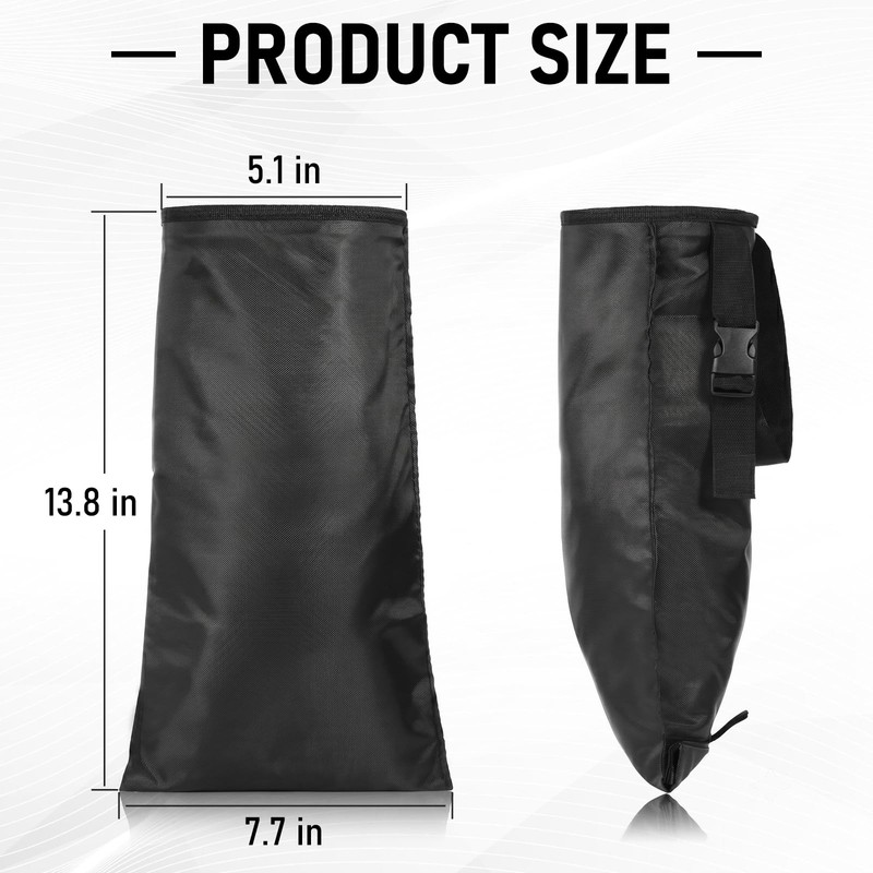 Car Trash Bag, Hanging Car Garbage Bag with Elastic Top