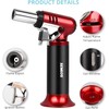 Semlos Butane Torch with Fuel Gauge, Refillable Kitchen Torch Lighter