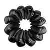 BIG TEETH Golf Iron Head Covers 12pcs/set 3-9,Pw,Aw,Sw,Lw,Lw Mens Hook