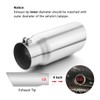 A-KARCK Exhaust Tip 4" Inlet, Polished Bolt On 4" Inlet