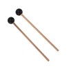 2Pcs Ethereal Drumstick Maple Percussion Drum Sticks Rubber Round Head