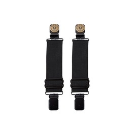 GARGOYLE BELLS Adjustable Boot Clips for Motorcycle, Black Boot Straps Elastic Pant Keeper for Men & Women, Pant Waist Tightener for Riding