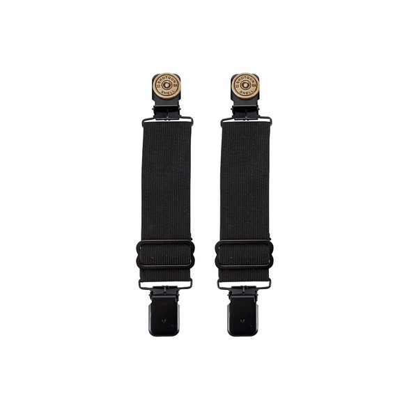 GARGOYLE BELLS Adjustable Boot Clips for Motorcycle, Black Boot Straps