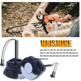 Haishine Fuel Cap & Oil Fuel Cap for Chainsaw Stihl MS171 MS181 MS210 MS230 MS240 MS260 MS340 MS360 S380 Chainsaw Replacement Parts for 000 350 0525 (Pack of 3)