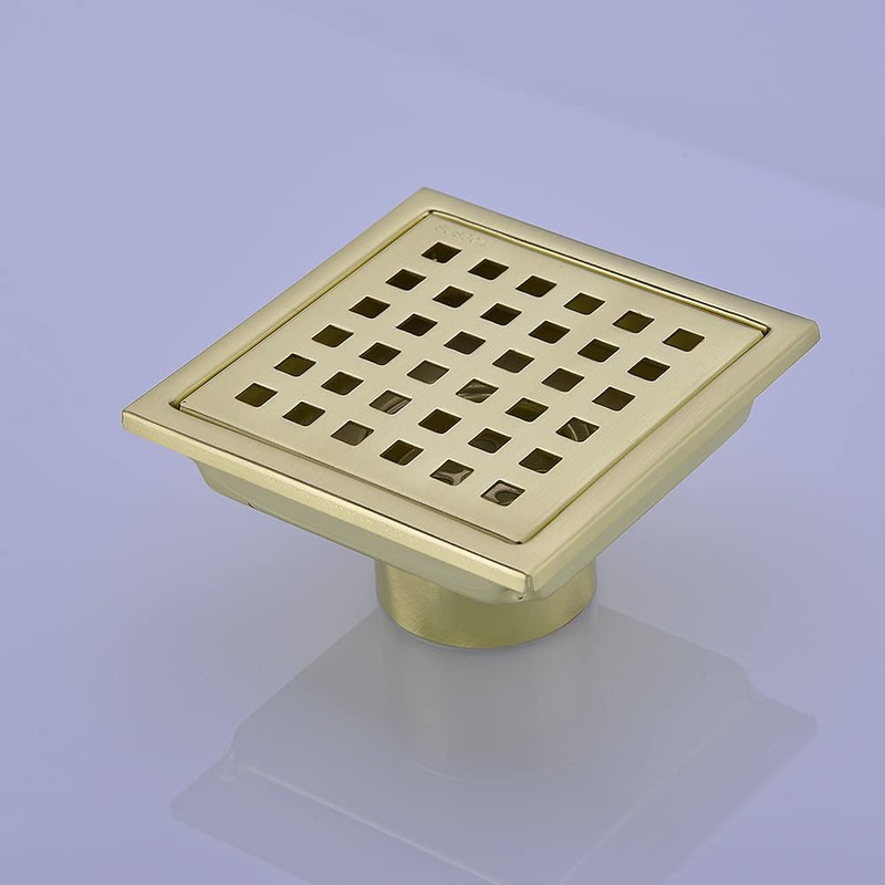 Square Shower Drain 4 inch, Nicmondo Floor Waste Drain Point