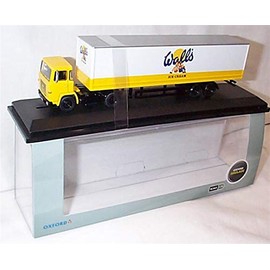 oxford haulage Walls Ice Cream Scania 110 40ft Box Trailer lorry 1:76 scale diecast model