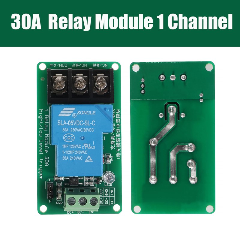 DIANN 4pcs 5V 30A 1-Channel Relay Module High Low Level