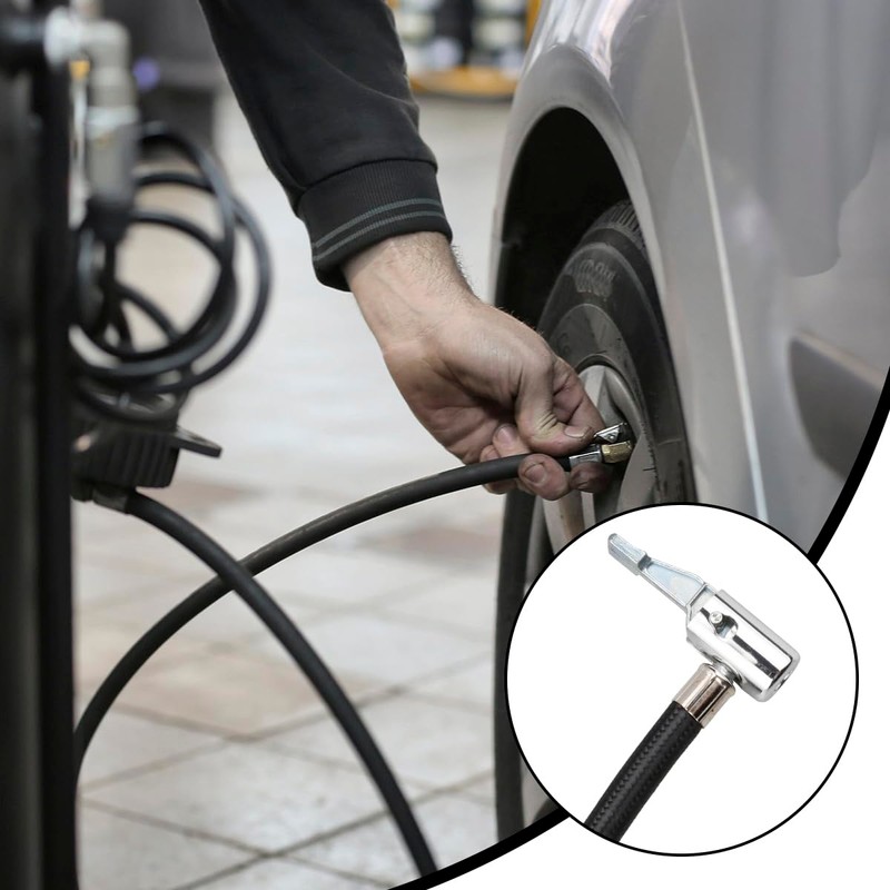 Tabanzhe Tire Inflator Extension Tube Tyre Pump Quick Inflation Chuck