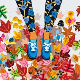 Ceaco - Fall Frolic - 300 Oversized Piece Jigsaw Puzzle