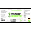 Hepatica Quercetin + Brennnessel (Nettle) 500mg 120 Vegane Kapseln, Laborgeprft,