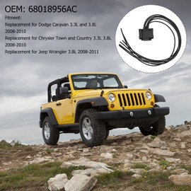 6 Wire Throttle Body Connector Pigtail Plug 68018956AC Replacement for Caravan 3.3L 3.8L 2008-2010 for 3.8L 2008-2011