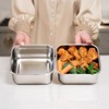 LocknLock Stainless Steel Food Storage Container - Airtight, Leak-Proof, Stackable