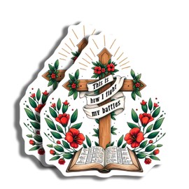 Inspirational Quotes Magnets - Christian Faith - Motivational Magnets - Bible Verse Magnet - Religious Decor - 2 Pack - Made in USA - PLDFMAG4519